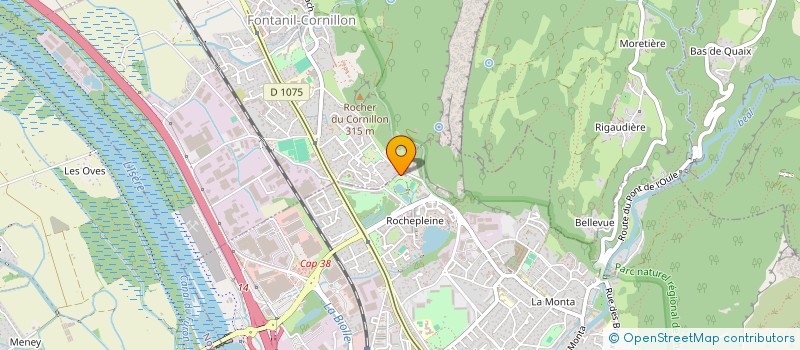 localisation de l'entreprise VOUT ET FILS  FONTANIL-CORNILLON