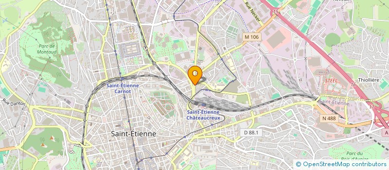 localisation de l'entreprise VOUTA MARINE & AYMERIC  SAINT-ETIENNE