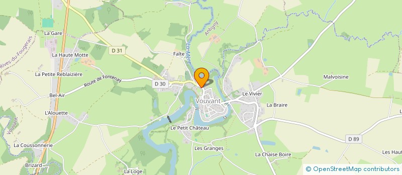 localisation de l'entreprise VOUVANT CINE'ART  VOUVANT