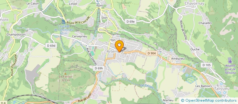 localisation de l'entreprise VOUZEMOI FLEURS  ARTEMARE