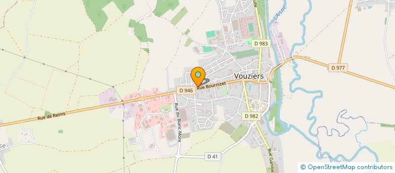 localisation de l'entreprise VOUZIERS LAVAGE à VOUZIERS