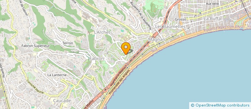 localisation de l'entreprise VOVA à NICE