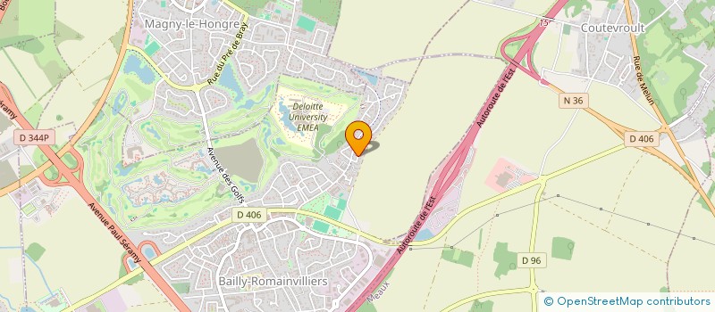 localisation de l'entreprise VOVINAM RONG AU VAL D'EUROPE  BAILLY-ROMAINVILLIERS