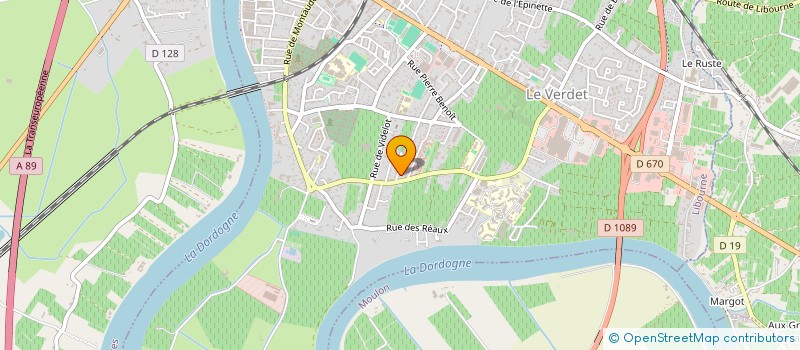 localisation de l'entreprise VOVINAM VIET VO DAO LIBOURNE  LIBOURNE