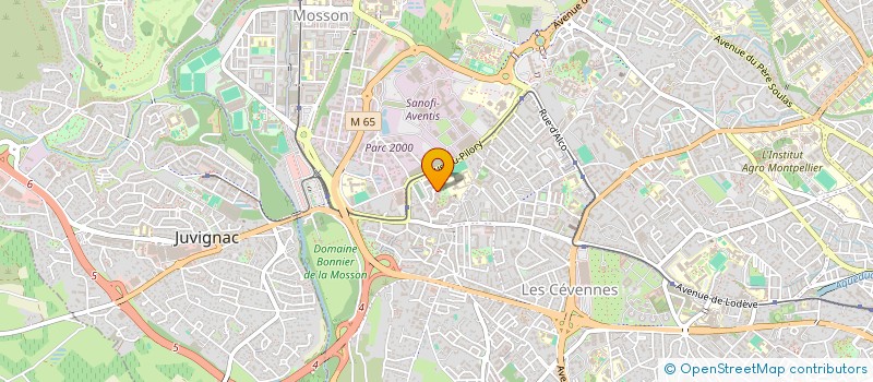 localisation de l'entreprise VOVINAM VIET VO DAO MONTPELLIER à MONTPELLIER