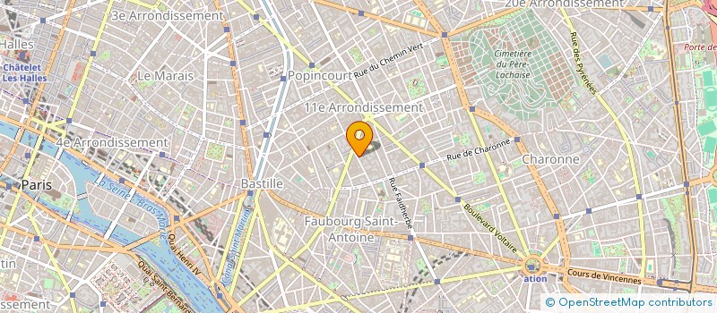 localisation de l'entreprise VOX 361  PARIS