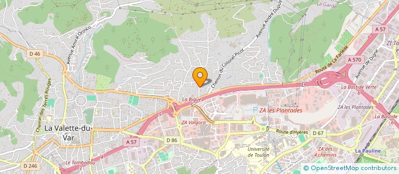 localisation de l'entreprise VOX ANIMA à LA VALETTE-DU-VAR