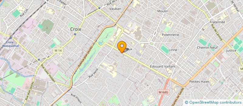 localisation de l'entreprise VOX BOREALIS  ROUBAIX