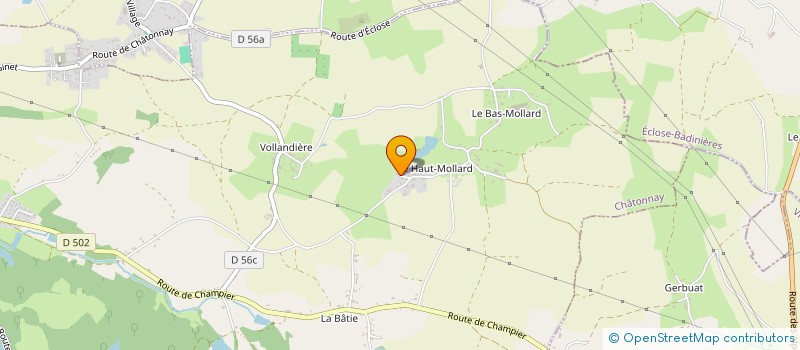 localisation de l'entreprise VOX DIVITIS  CHATONNAY