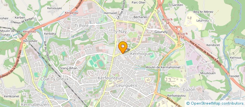 localisation de l'entreprise VOX EDITION à QUIMPER