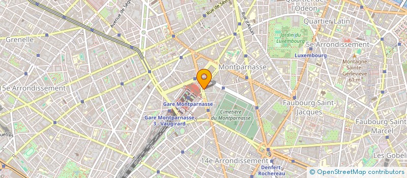 localisation de l'entreprise VOX OPERA  PARIS