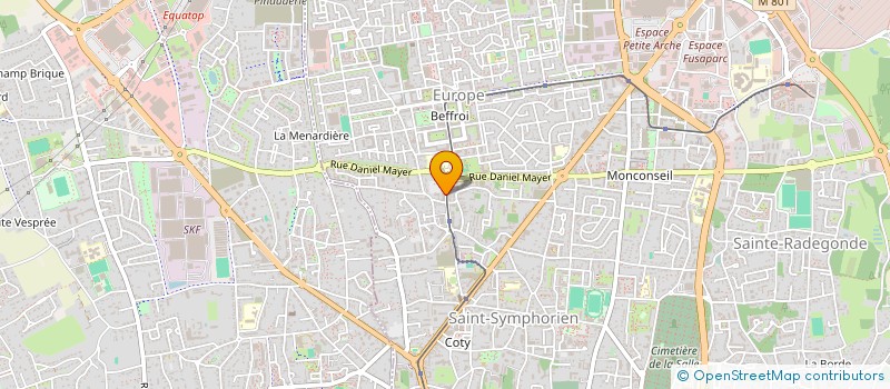 localisation de l'entreprise VOX POPULI  TOURS