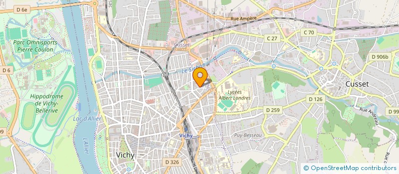 localisation de l'entreprise VOX POPULI EVENEMENTS à VICHY