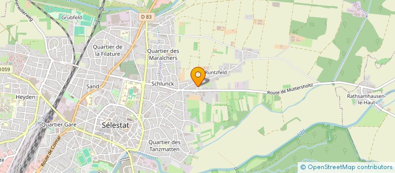 localisation de l'entreprise VOXEA  SELESTAT