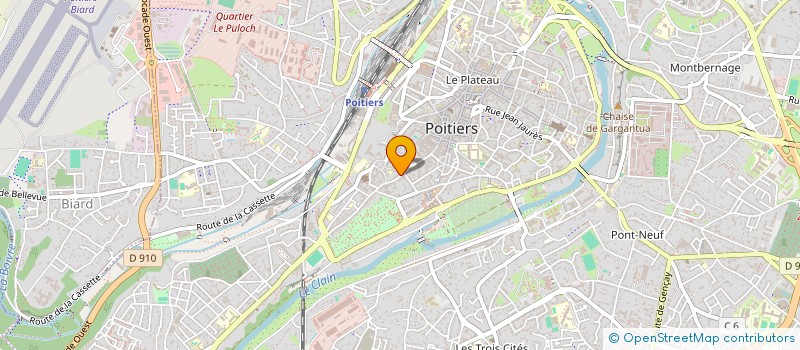 localisation de l'entreprise VOXITUDE 86 à POITIERS