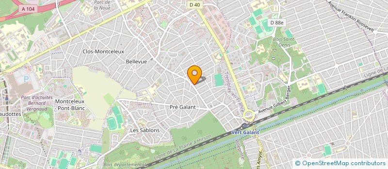 localisation de l'entreprise VOXPLORE à VILLEPINTE