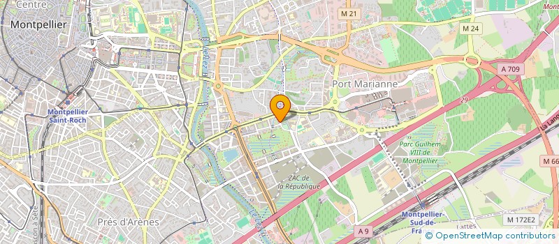 localisation de l'entreprise VOY'AGIR à MONTPELLIER