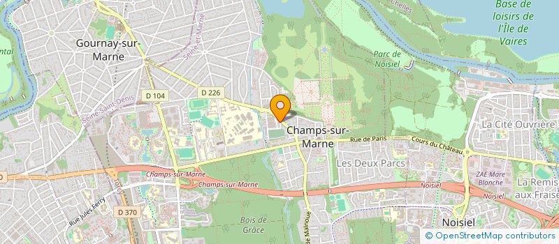 localisation de l'entreprise VOYA à CHAMPS-SUR-MARNE