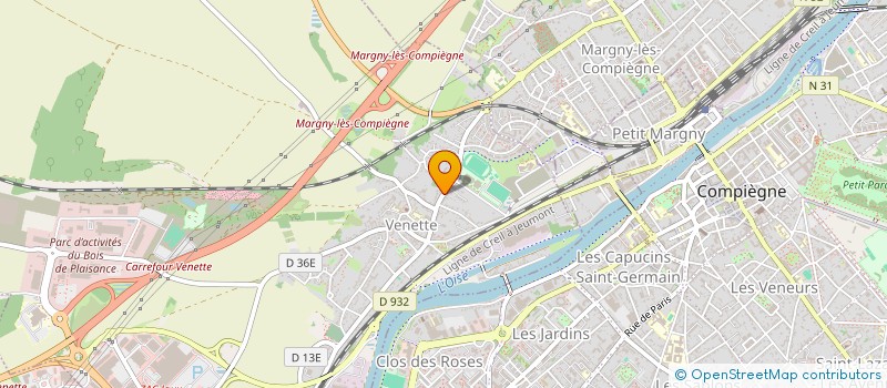 localisation de l'entreprise VOYAGE  VENETTE