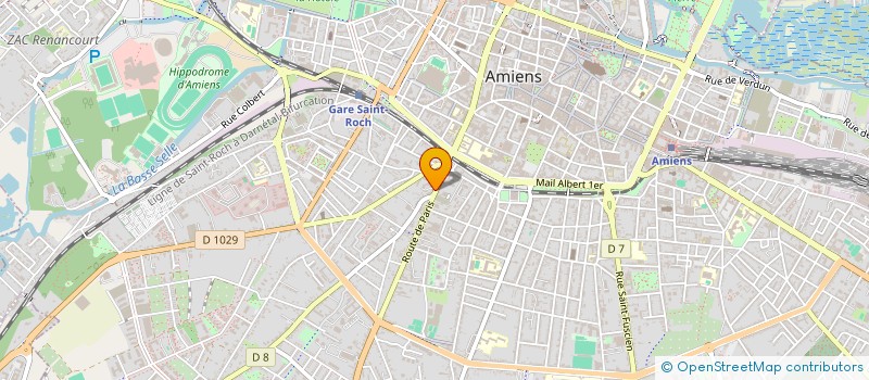 localisation de l'entreprise VOYAGE A TABLE  AMIENS