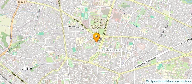 localisation de l'entreprise VOYAGE ALIMENTERRE à PAU