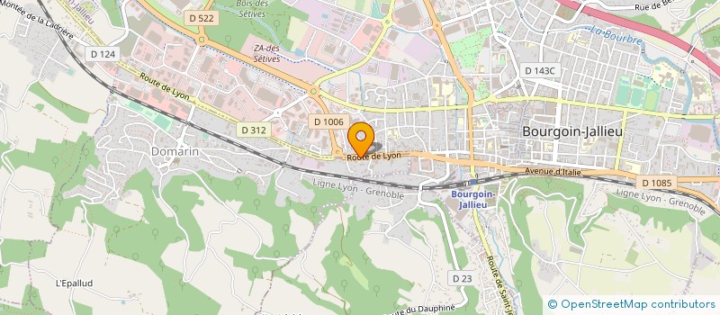 localisation de l'entreprise VOYAGE AU BOUT DE LA NUIT  DOMARIN