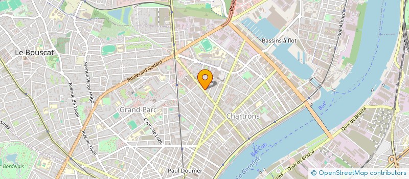 localisation de l'entreprise VOYAGE AU COEUR DES VINS à BORDEAUX