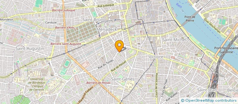 localisation de l'entreprise VOYAGE AU GOUT DE RIMES  BORDEAUX