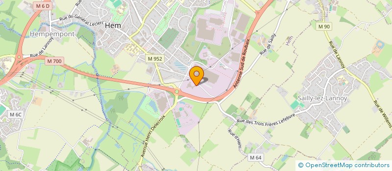 localisation de l'entreprise VOYAGE BPDS  HEM