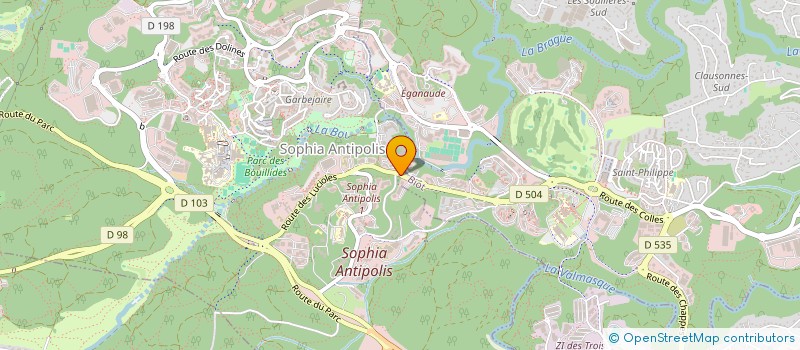 localisation de l'entreprise VOYAGE D'O  VALLAURIS