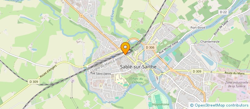 localisation de l'entreprise VOYAGE EN CEPAGE à SABLE-SUR-SARTHE
