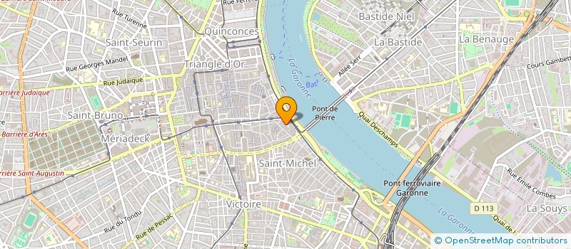 localisation de l'entreprise VOYAGE EN FRANCAIS à BORDEAUX