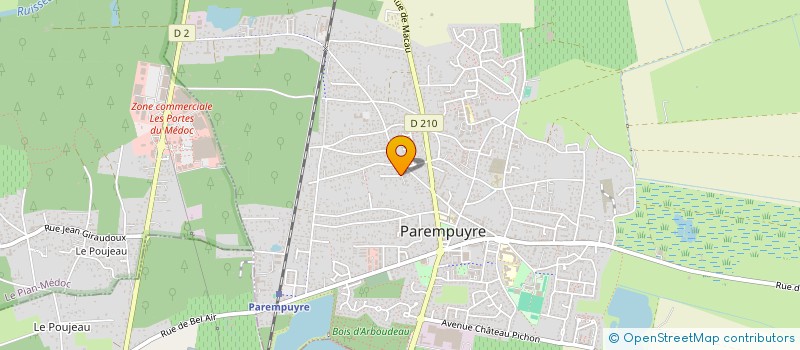 localisation de l'entreprise VOYAGE & GO  PAREMPUYRE