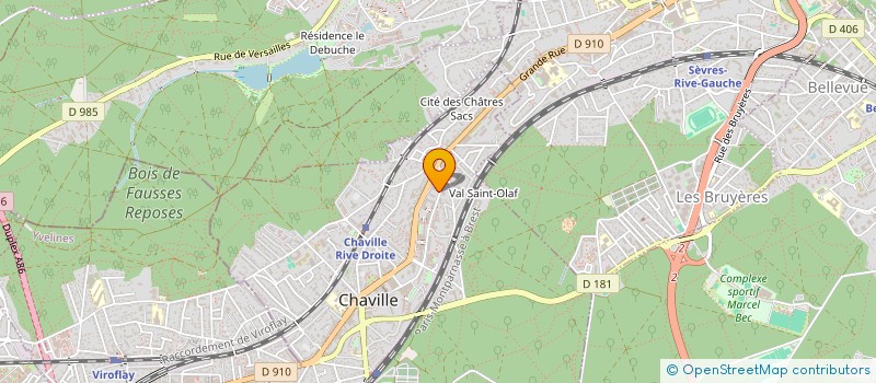 localisation de l'entreprise VOYAGE MUSICAL à CHAVILLE