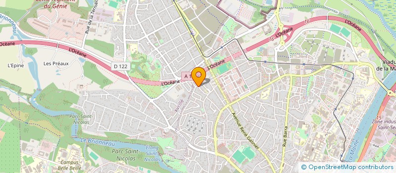 localisation de l'entreprise VOYAGE O PAYS DES REVES à ANGERS