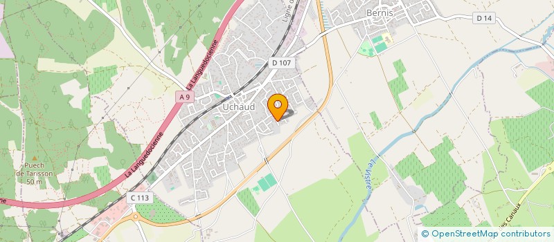 localisation de l'entreprise VOYAGE-PECHE  UCHAUD