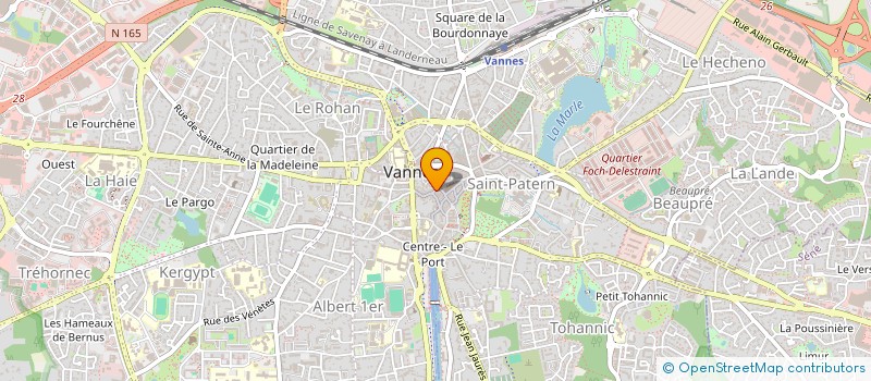localisation de l'entreprise VOYAGE SUCRE à VANNES