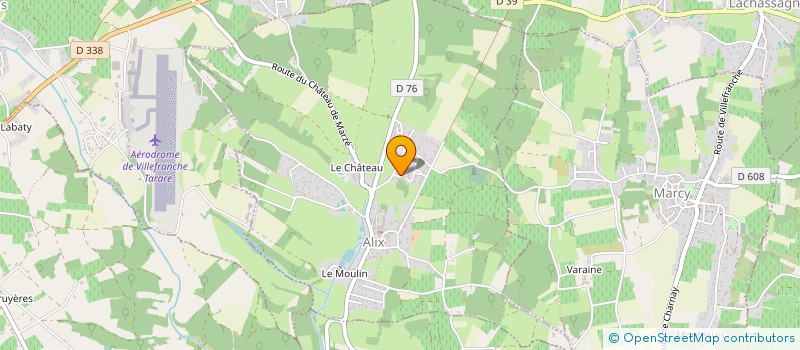 localisation de l'entreprise VOYAGEDUCOEUR  ALIX