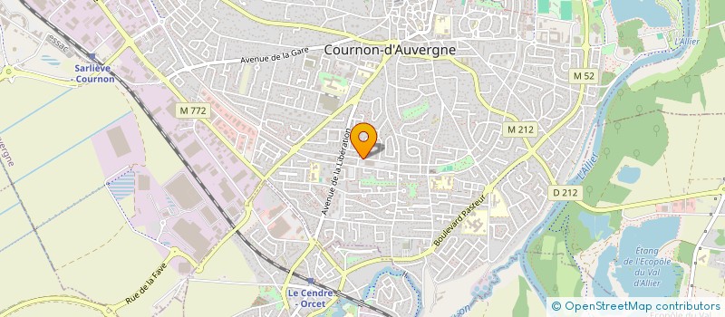 localisation de l'entreprise VOYAGEMANIA à COURNON-D'AUVERGNE