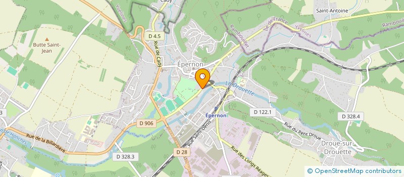 localisation de l'entreprise VOYAGEO à EPERNON