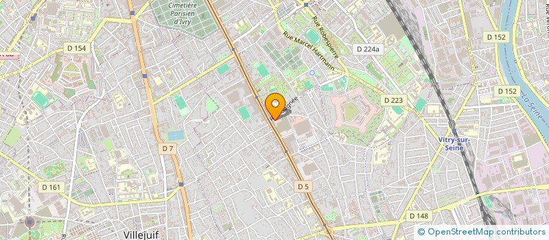 localisation de l'entreprise VOYAGEONS RESPONSABLE à VITRY-SUR-SEINE
