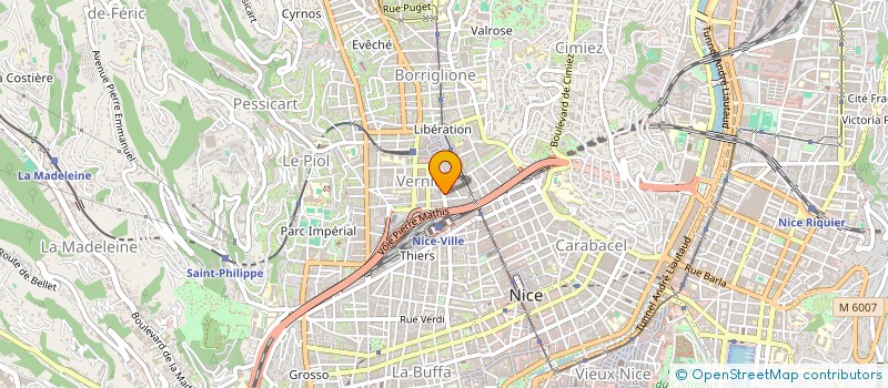 localisation de l'entreprise VOYAGER TOUT CONFORT à NICE