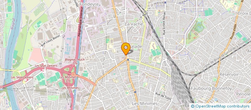 localisation de l'entreprise VOYAGES 31 à TOULOUSE
