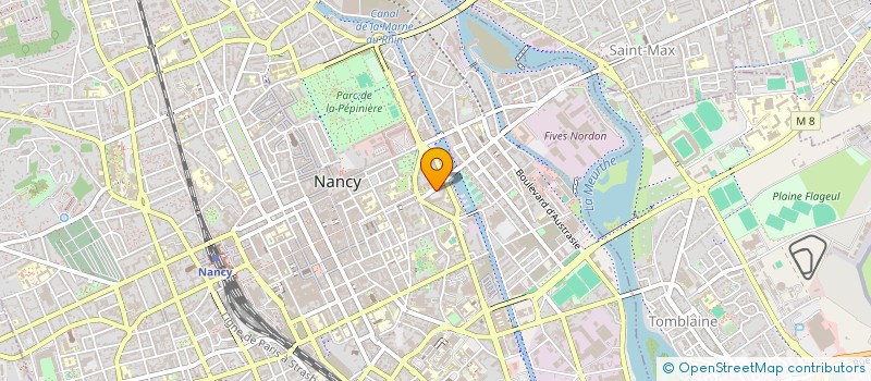 localisation de l'entreprise VOYAGES 4A à NANCY