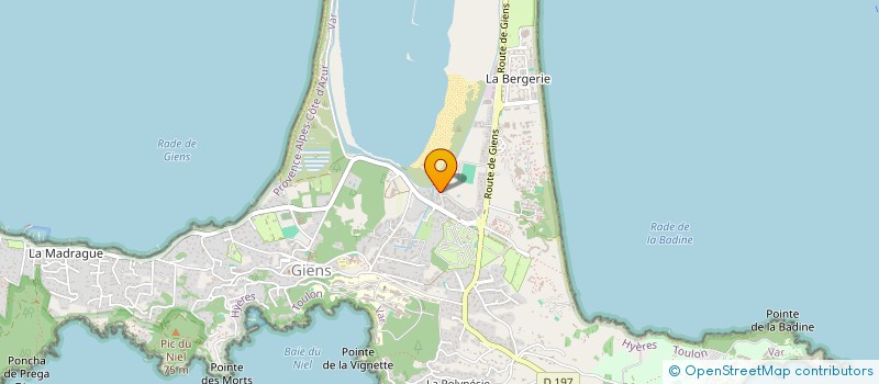 localisation de l'entreprise VOYAGES ACTION LOISIRS à HYERES