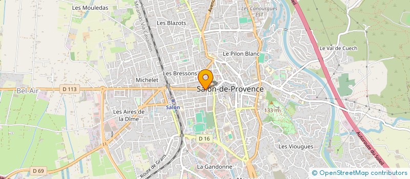 localisation de l'entreprise VOYAGES ALP  SALON-DE-PROVENCE