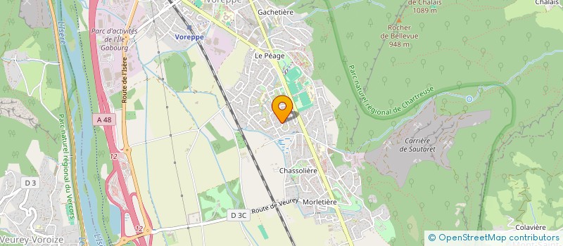 localisation de l'entreprise VOYAGES AU LONG COURS  VOREPPE