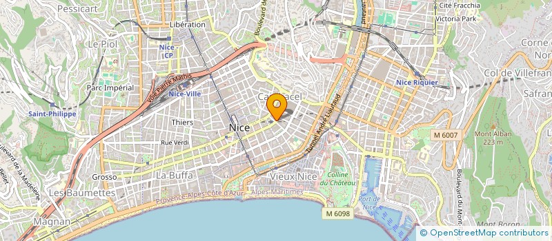 localisation de l'entreprise VOYAGES BAROQUES  NICE