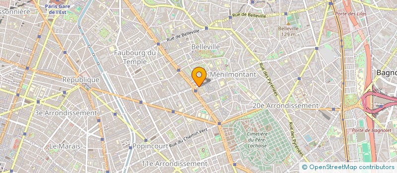 localisation de l'entreprise VOYAGES BON REVE INTERNATIONAL à PARIS