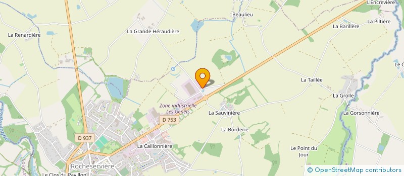 localisation de l'entreprise VOYAGES BOURMAUD à ROCHESERVIERE